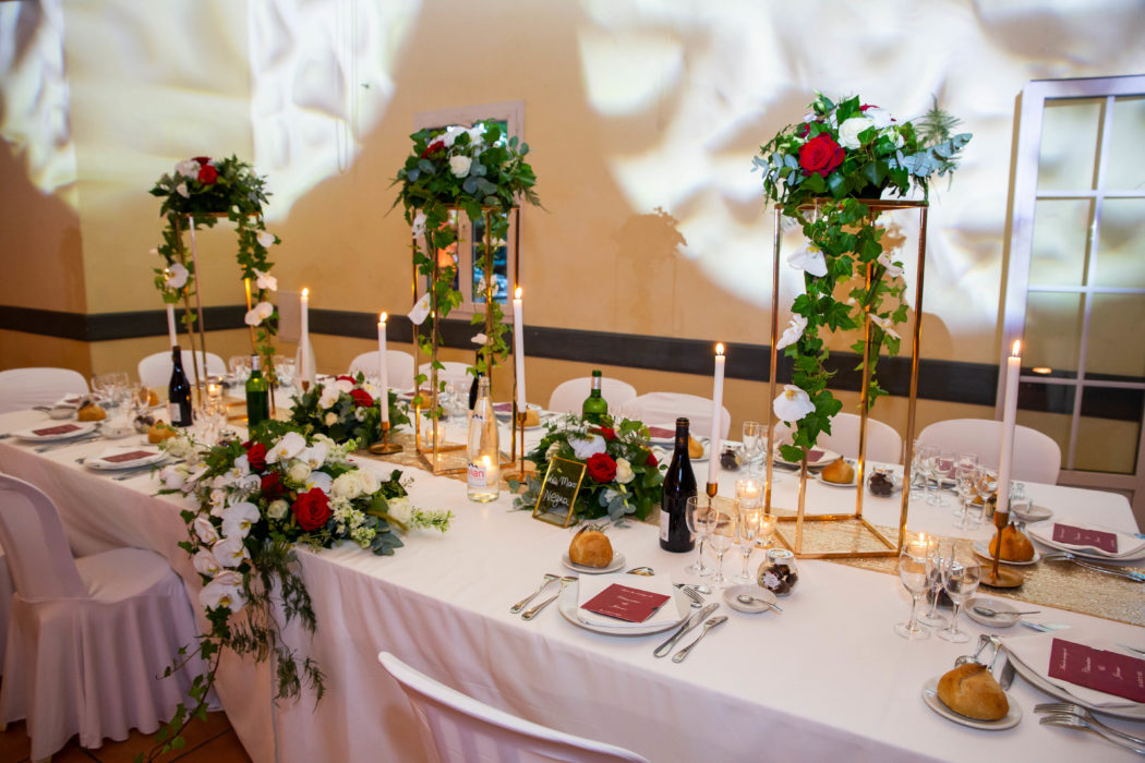 la table d'honneur LM Laure Mariage wedding planner pays basque