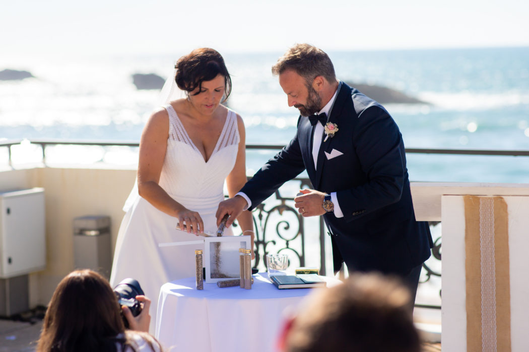Le rituel du sable LM Laure Mariage wedding planner pays basque