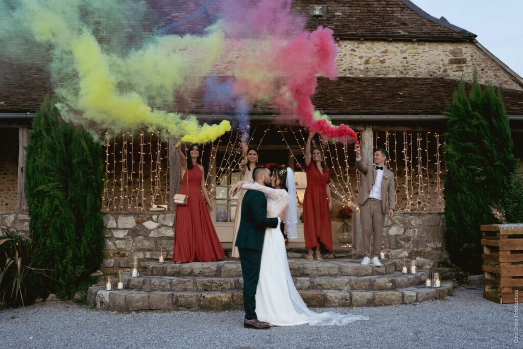Fumigènes LM Laure Mariage Wedding planner Pays Basque, Landes et Béarn
